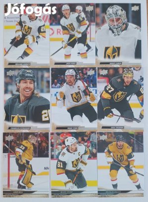 Las Vegas Golden Knights NHL kártyák Stone Eichel Lehner Theodore