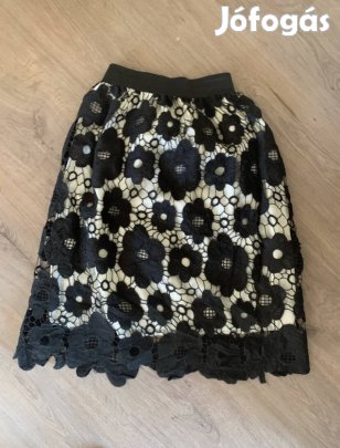 Laser cut Fashion márkájú s/xs szoknya gumis derekú