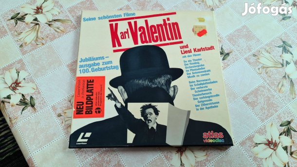 Laservision,Laserdisc 6.- Karl Valentin - atlas videodisc