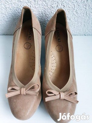 Lasocki Comfort Line női, valódi bőr telitalpú cipő/balerina