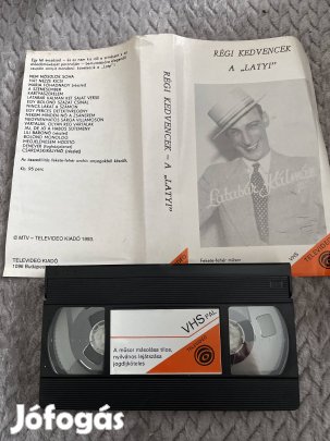Latabár Kálmán Latyi vhs nagytok 