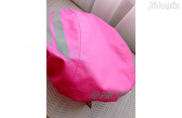 Láthatósági kerékpáros sisakvédő, vízhatlan eladó!