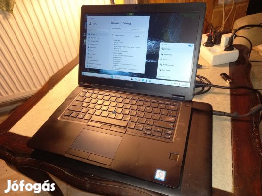 Latitude 6. gen. kamerás notebook, WIN 11, 256 SSD, 8 GB, 3 H akku