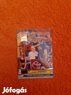 Latrell Sprewell Fleer Ultra 1992-93 Rookie #266 kosaras kártya