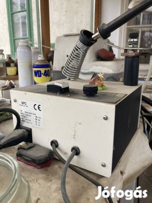 Látszerész kézicsiszológép, elekt. forrasztó, gyöngyös keretmelegítő