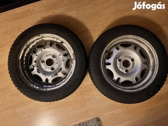 Laufenn 2 téli gumi, acélfelnire szerelve