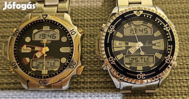 Laurens búvár diver quartz WR200 ( Citizen Aqualand Duplex )