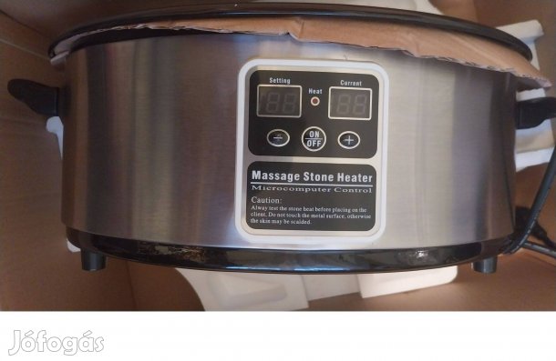 Lávakő melegítő