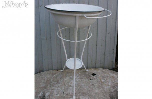 Lavórtartó állvány használt lavórral