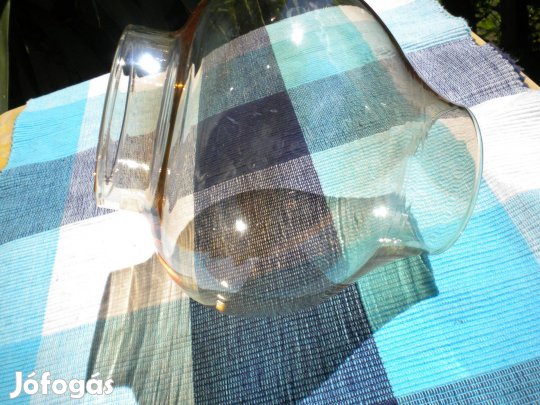 Lazac színű Üveg lámpa búra petroleum, csillár, falikar, asztali lámpá