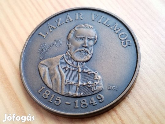Lázár Vilmos Tábornok Bronz emlékérem