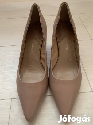 Lazarini 40-s bézs bőr cipő