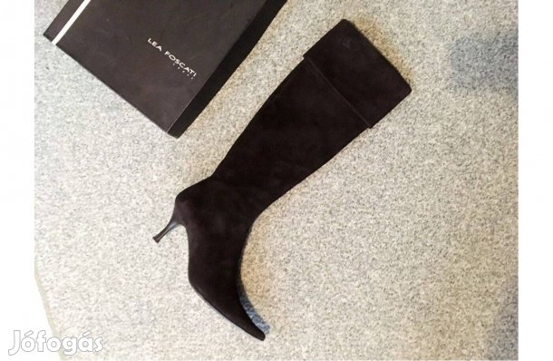 Lea Foscati valódi (!) velúrbőr csizma