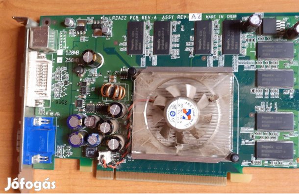 Leadtek LR2A22 Geforce 6600 videokártya DVI VGA S Video