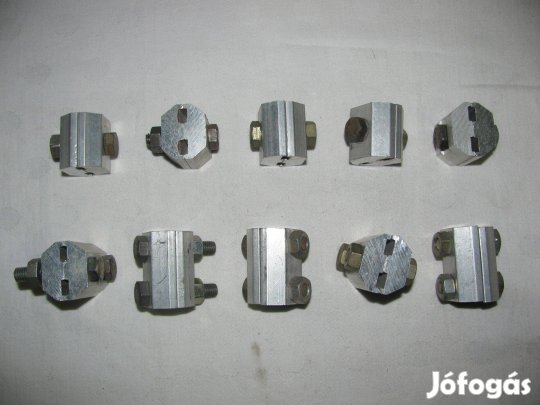 Leágazó csatlakozó kapocs, egy és két csavaros