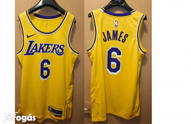 Lebron James Los Angeles Lakers eredeti Nike kosaras mez (M-es)