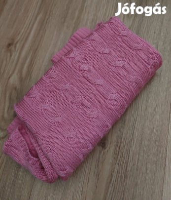 Lecímkézett Ralph Lauren csavartmintás női pulóver Uj M-L