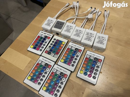 Led RGB Vezérlő (IR) 6db