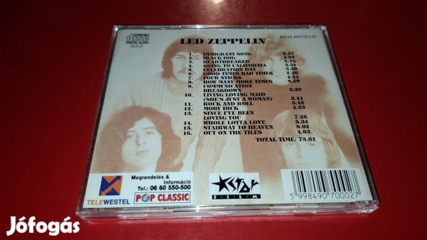 Led Zeppelin Best Of Cd Euroton Magyar Kiadás