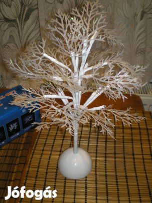 Led-es díszfa újszerű állapotban, dobozában 24 db leddel