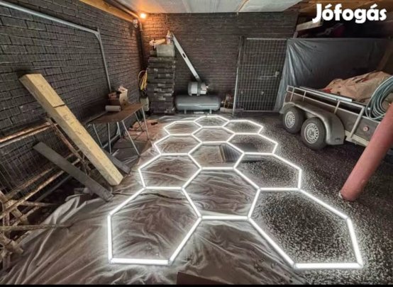 Led hexagon lámpa 2350x3256 új Garázs Világítás