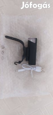 Led kerékpár bicikli első lámpa 3W usb beépített akkumulátor új