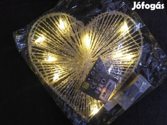Led szivecske Világító szív dísz világítás Hangulatvilágítás új