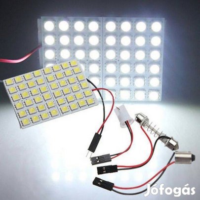 Ledes Autó izzó 48x 5050 LED Panel T10 / Szofita (_)