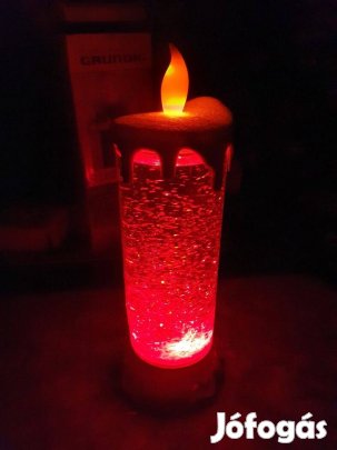 Ledes csilli-villi gyertya ünnepi lakásdekoráció dísz világítás újszer