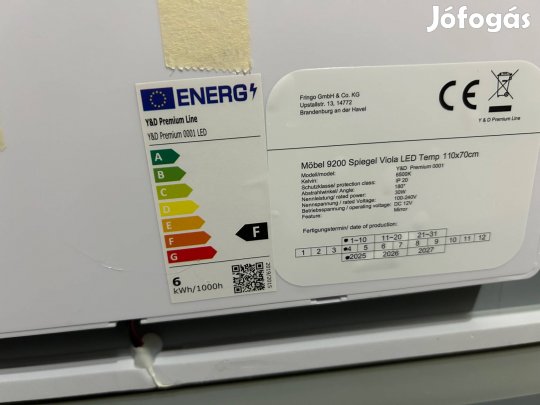 Ledes,érintőkijelzős tükör