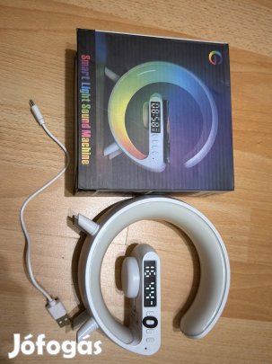 Ledes intelligens éjjeli lámpa vezeték nélküli töltési funkcióval