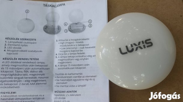 Ledes lámpa Mozgásérzékelős szekrény Táska bőrönd világítás