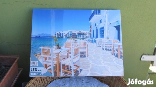 Ledes világító vászon kép 40 x 30 cm