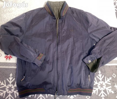 Lee Cooper L kétoldalas kifordítható (Navy/Green) passzés ffi dzseki 