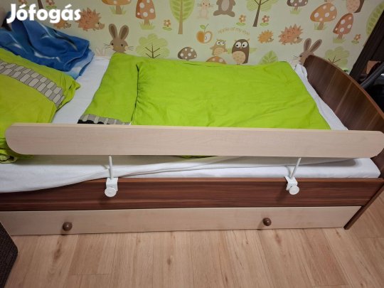 Leesésgátló 160x80cm-es gyerekágyhoz - Európai juhar Faktum, 120x23c