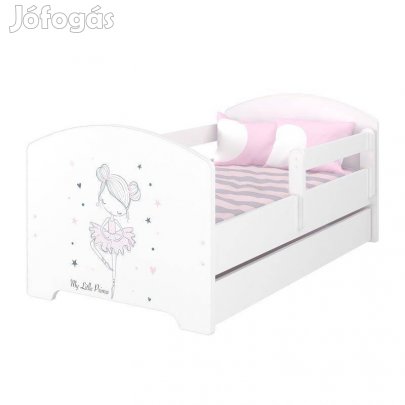 Leesésgátlós gyerekágy - Oskar 80x160 cm - Balerina