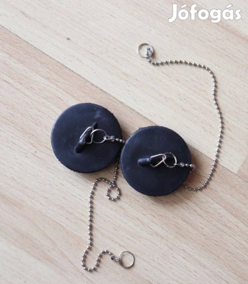 Lefolyó dugó lánccal kádnak, mosogatónak 2 db/490 Ft