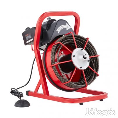 Lefolyótisztító gép kézi adagolással és 4 vágóéllel  22,9…