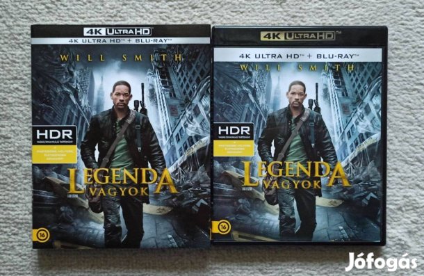 Legenda vagyok (4K + BD) (papír feknis) blu-ray blu ray film