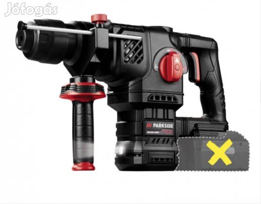 Legerősebb Parkside akkus vésőgép fúrókalapács 5,8 Joule 20V 5 év gari
