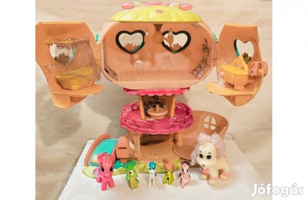 Léggömbház Én kicsi pónim, 6 pónival