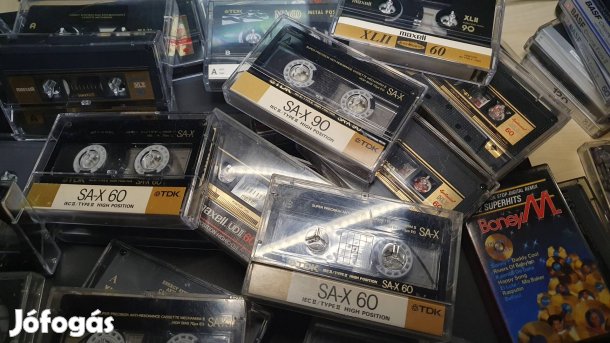 Legjobb magnó Chrome TDK ,sa,sax Maxell XLII, UD XLII kazetták