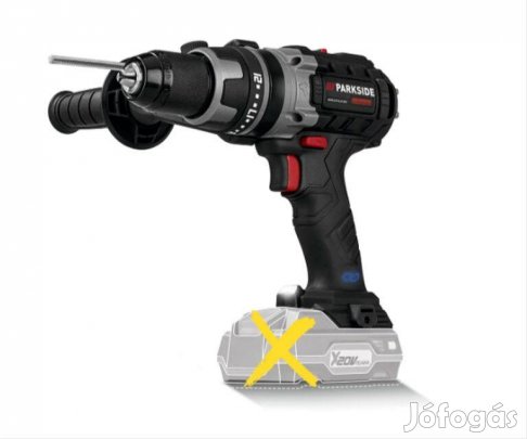Legkisebb súlyú legerősebb Parkside prémium akkus fúró+ütvefúró 80 Nm
