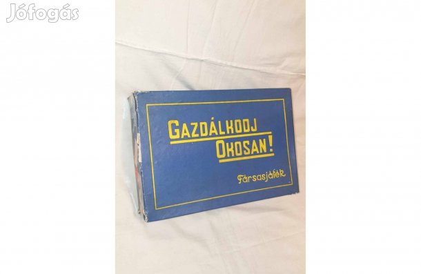 Legkorábbi kiadású Gazdálkodj Okosan! társasjáték (1966-os)