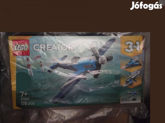 Lego 31160 Creator Repülőgép: Versenyrepülőgép készlet - ritkaság