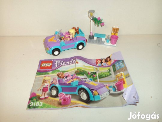 Lego 3183 Stephanie vagány, nyitható tetejű autója, Friends, leírással