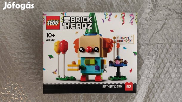 Lego 40348 Brickheadz Szülinapi bohóc (bontatlan)