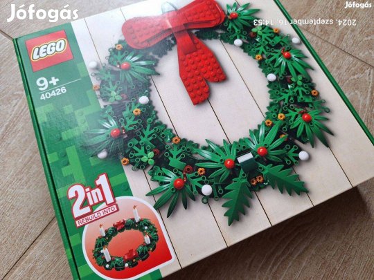 Lego 40426 Karácsonyi koszorú. Exclusive. Új! 2 in 1 karácsony
