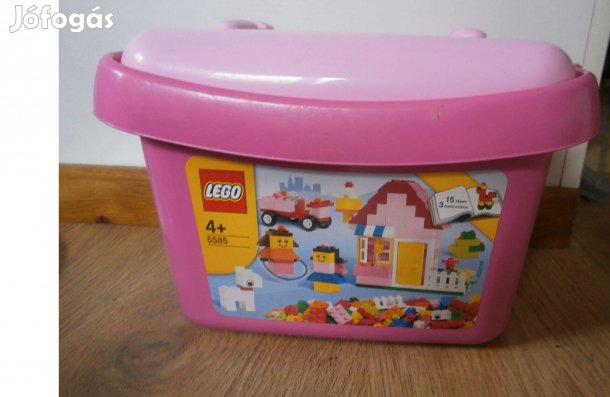 Lego 5585 Pink elemtartó doboz 216 alkatrésszel