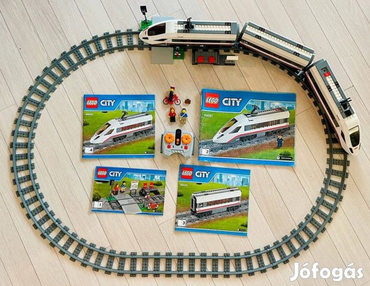 Lego 60051 szemelyvonat vonat vasut szett